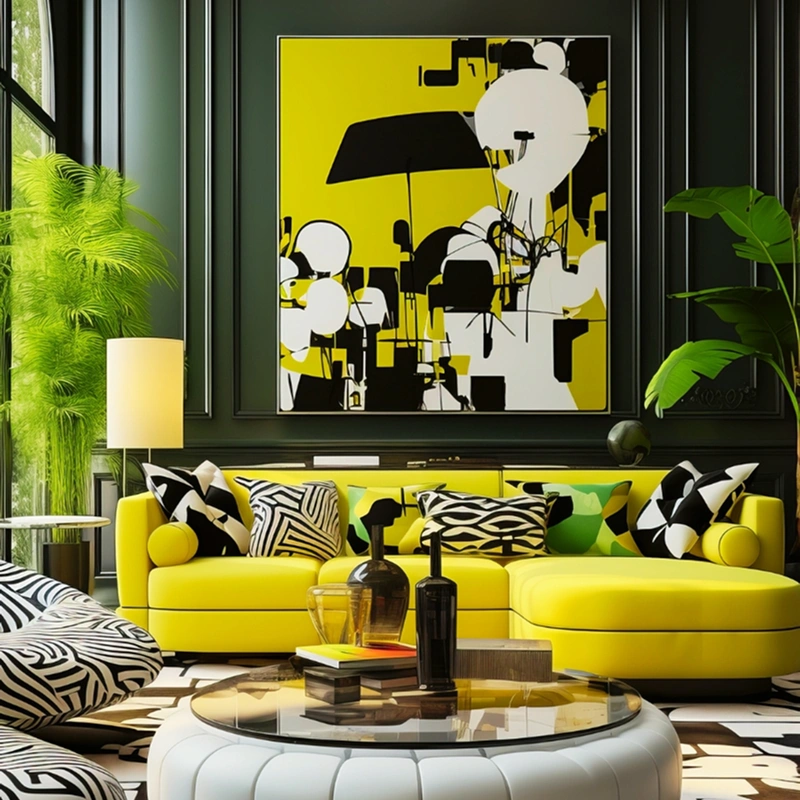 Vibrant Abstract Print-Luvarasnock
