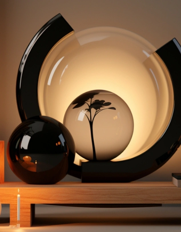 Zen Sphere Lamp Details-Luvarasnock
